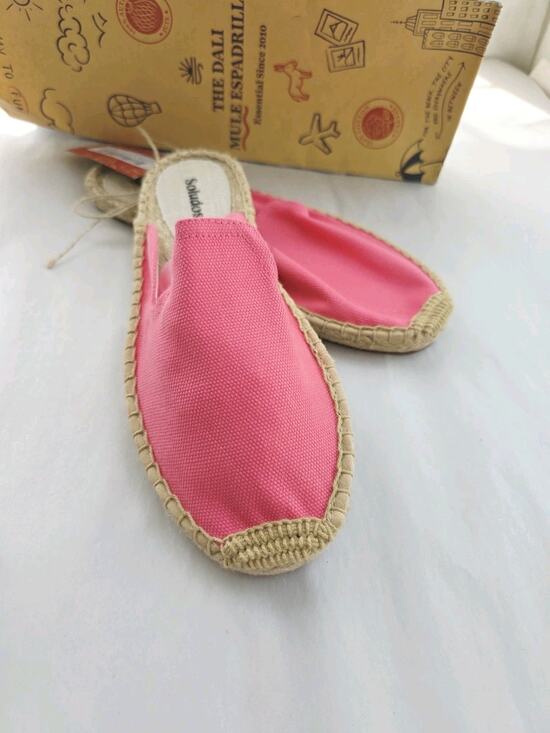 Soludos Shoes - New! Soludos The Dali Mule Espadrille Womens 7/7.5 Bubblegum Pink Slip On